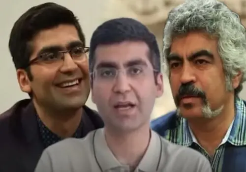  سروش صحت در پشت صحنه «اکنون»+ عکس
