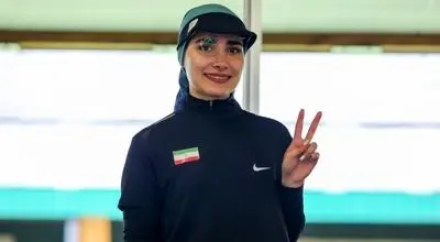 افتخار آفرینی بانوی ایرانی در رشته تپانچه ۲۵ متر 