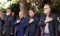 برگزاری مراسم عزاداری حسینی و پخش نذری در فدراسیون/ویدیو