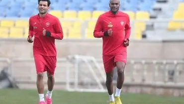 اولین تمرین دو ستاره جدید با پرسپولیس+ عکس