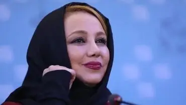 تصویری از بهنوش بختیاری در دسته عزاداری