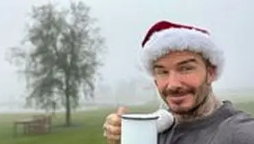 دیوید بکام برای کریسمس اره برقی دست گرفت/ویدیو 