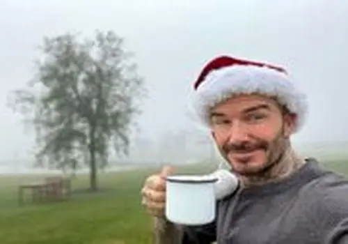 دیوید بکام برای کریسمس اره برقی دست گرفت/ویدیو 