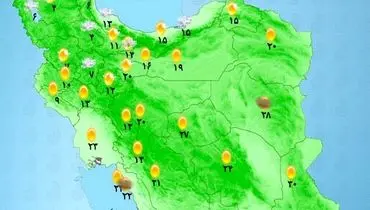 بارش برف و باران در مناطق شمال غربی و شرقی کشور