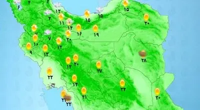 بارش برف و باران در مناطق شمال غربی و شرقی کشور