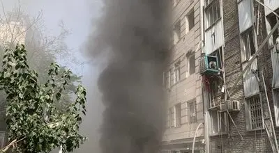 تصاویر انفجار در محدوده خیابان ولیعصر تهران| ببینید

