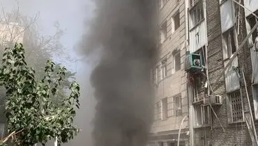تصاویر انفجار در محدوده خیابان ولیعصر تهران| ببینید

