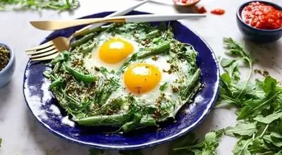 طرز تهیه نرگسی لوبیا سبز؛ یک غذای بدون گوشت اما مقوی