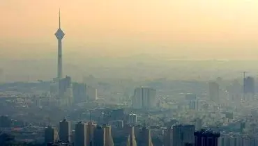 هوای تهران نارنجی و هوا همچنان آلوده است
