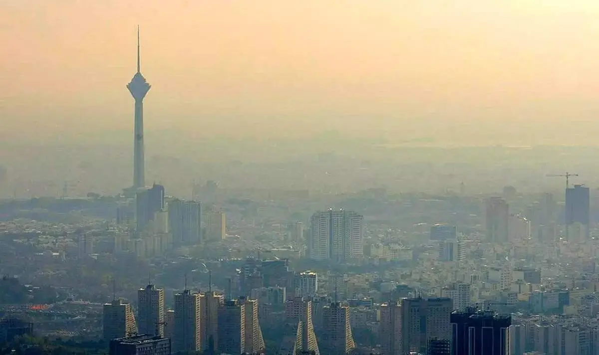 هوای تهران نارنجی و هوا همچنان آلوده است