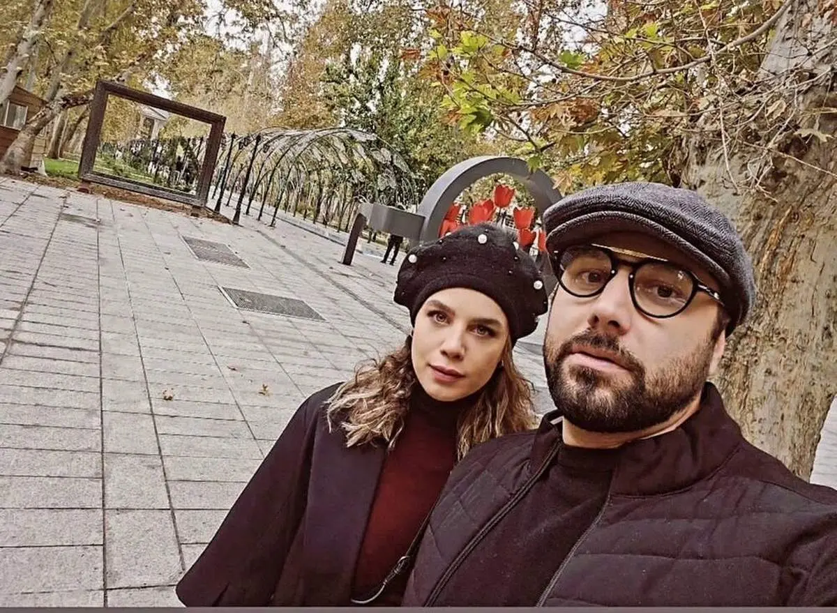 بازار گردی احسان خواجه امیری به همراه همسرش در بازار بزرگ تهران
