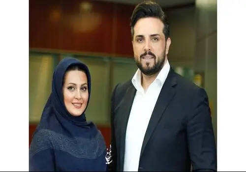 پوشش مجلسی و متفاوت مجری صداوسیما با همسرش
