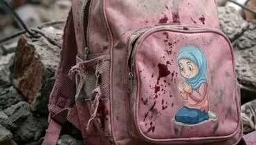 حرکت جالب دختران دانش آموز لبنانی در راستای همدرد با شهدای مدرسه میناب + فیلم