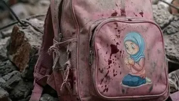 حرکت جالب دختران دانش آموز لبنانی در راستای همدرد با شهدای مدرسه میناب + فیلم