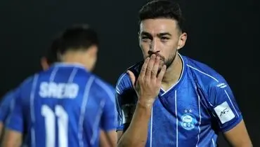 منیر الحدادی بهترین بازیکن دیدار استقلال و الوحدات شد

