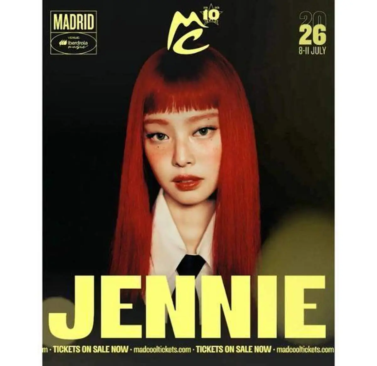 جنی بلک‌پینک؛ تنها ستاره کی‌پاپ در فستیوال مد کول مادرید