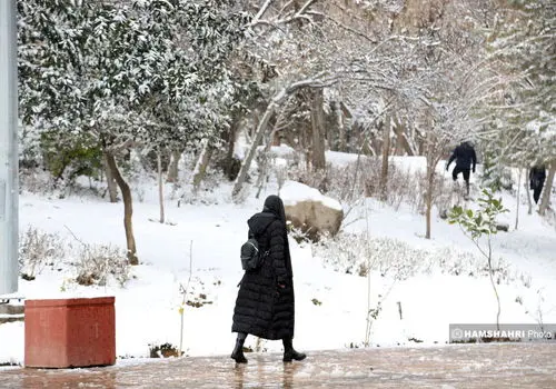  موج سرمای کم سابقه و بارش سنگین برف در راه ایران