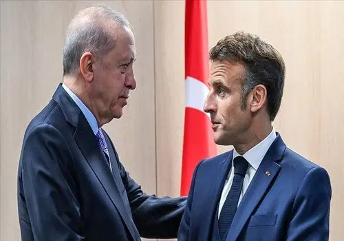 گفت‌وگوی تلفنی اردوغان و مکرون درباره غزه