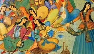 کاسه باستانی ایران با نقش رقص گروهی در مراسم آیینی+ فیلم