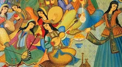 کاسه باستانی ایران با نقش رقص گروهی در مراسم آیینی+ فیلم