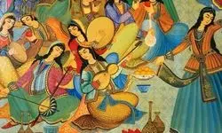 کاسه باستانی ایران با نقش رقص گروهی در مراسم آیینی+ فیلم