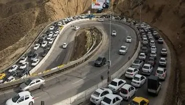 ترافیک سنگین در محور کرج - چالوس؛ محدودیت‌های ترافیکی از 14 شهریور اجرا می‌شود