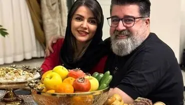 عاشقانه های مهدی یغمایی با همسرش+ فیلم 