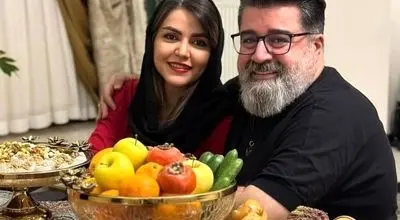 عاشقانه های مهدی یغمایی با همسرش+ فیلم 