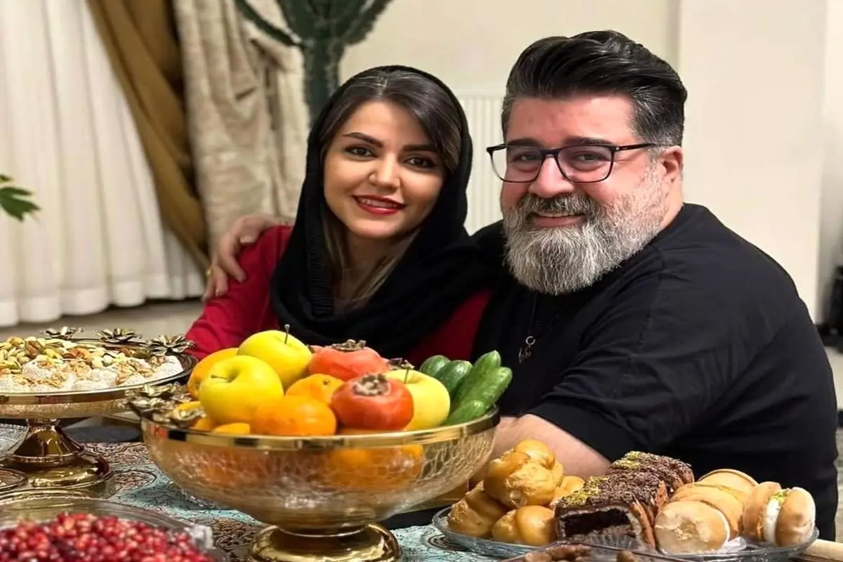 عاشقانه های مهدی یغمایی با همسرش+ فیلم