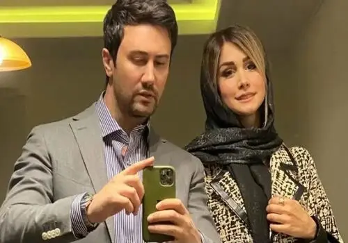 «لیندا کیانی و شاهرخ استخری» در پشت صحنه سریال «دلدادگان» + عکس