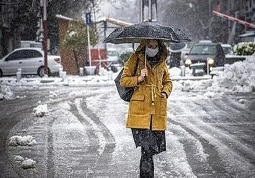 هشدار پلیس به رانندگان در پی بارش برف و باران