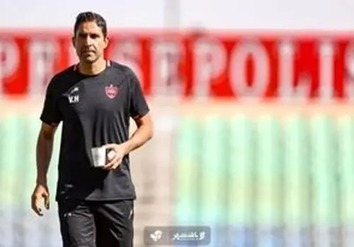 وحید هاشمیان بالاخره با بازیکنان پرسپولیس خداحافظی کرد

