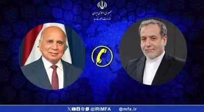  گفتگوی تلفنی عراقچی و فؤاد حسین درباره روند مذاکرات ایران و آمریکا 