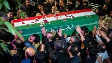 تصاویری از پیکر همسر شهید رهبر انقلاب