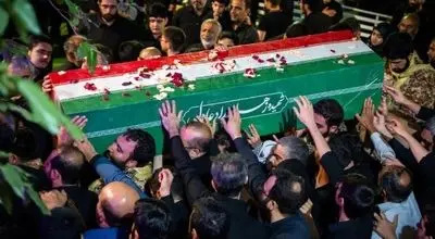 تصاویری از پیکر همسر شهید رهبر انقلاب
