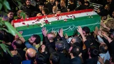 تصاویری از پیکر همسر شهید رهبر انقلاب