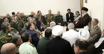 دیدار رهبری با فرماندهان عالی نیروهای مسلح/ گزارش تصویری 