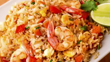 طرز تهیه پلو یونانی با میگوی طعم‌ دار ، خوشمزه و مجلسی
