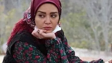 استایل عجیب بازیگر زن سریال نون خ با شلوار راه راه!