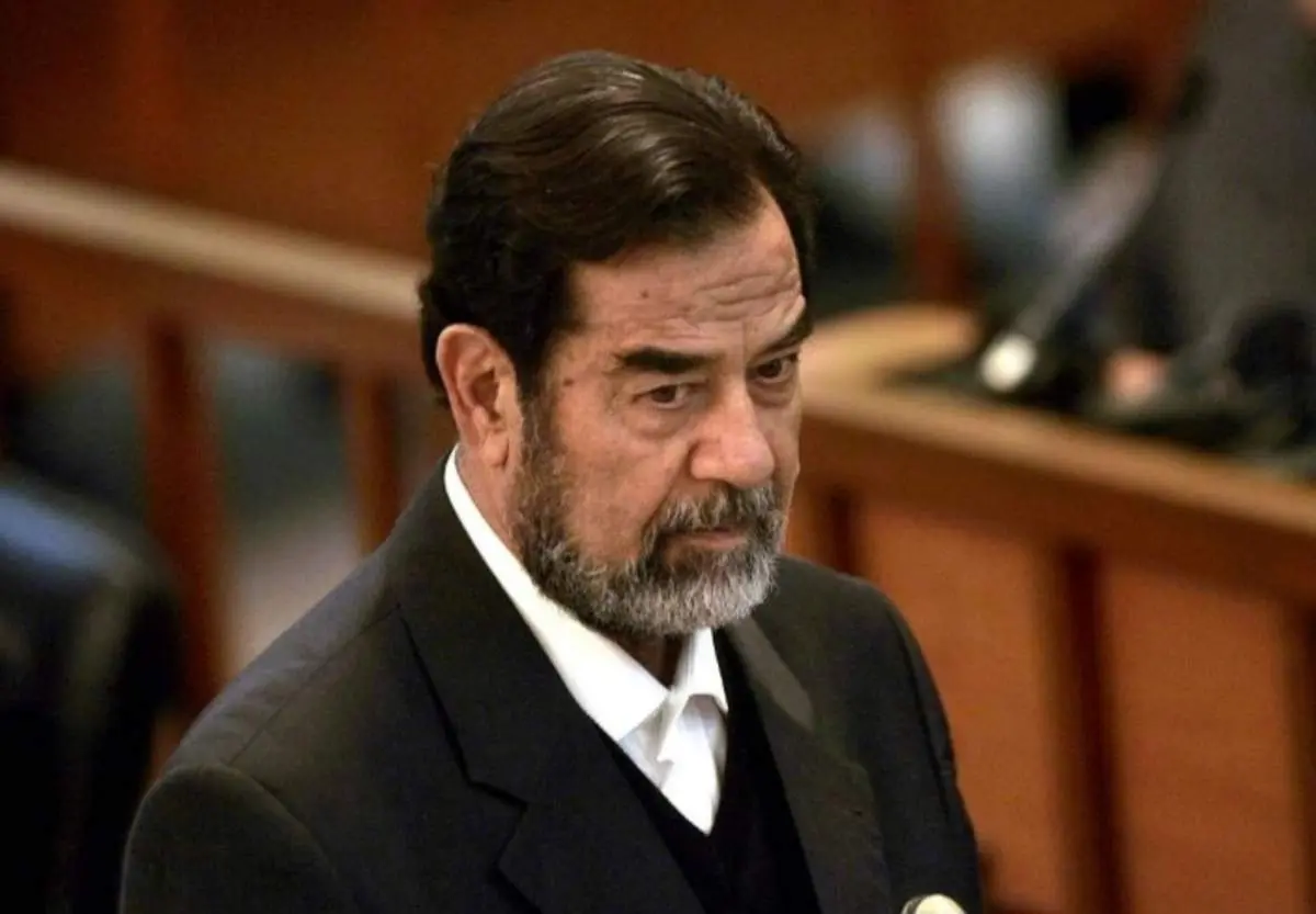 «صدام حسین» در دوران جوانی؛ سال 1354