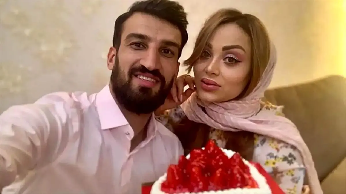 قاب تازه از یک زوج مشهور؛ حسین ماهینی و همسرش انیس محمدی!