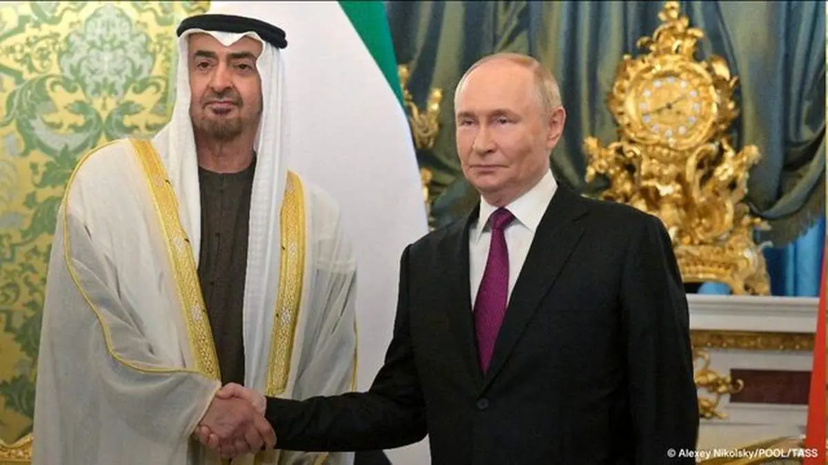 رایزنی پوتین با رئیس امارات با تاکید بر برقراری آتش‌بس فوری در غرب آسیا