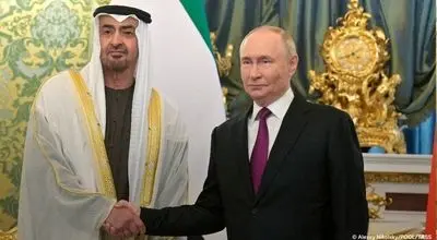 رایزنی پوتین با رئیس امارات با تاکید بر برقراری آتش‌بس فوری در غرب آسیا