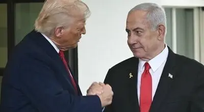نتانیاهو برای دیدار با ترامپ وارد واشنگتن شد