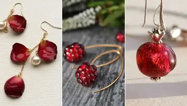 گوشواره‌های یلدایی شیک و خاص؛ زیباترین مدل‌ها برای شب یلدا + عکس