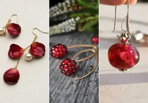 گوشواره‌های یلدایی شیک و خاص؛ زیباترین مدل‌ها برای شب یلدا + عکس