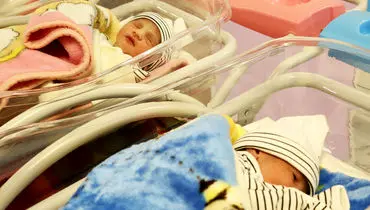 تولد یک نوزاد 5 کیلویی در قم + عکس
