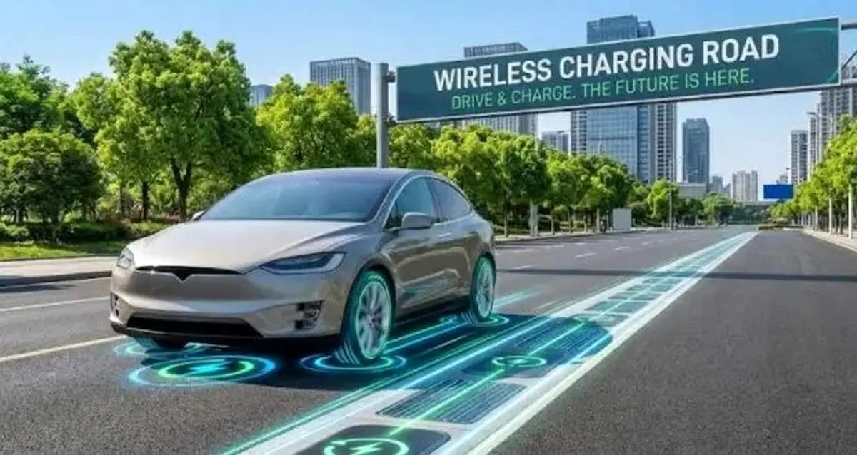 آمریکا ساخت نخستین جاده شارژکننده خودروهای برقی را آغاز کرد + عکس