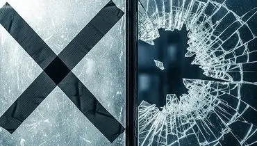 الگوی چسب زدن به شیشه‌ها در جنگ + راهنمای تصویری