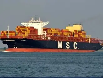 کشتی کانتینری MSC اسرائیل توسط سپاه + تصاویر